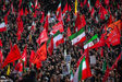 مراسم وداع با رهبر شهید امت در مصلای تهران