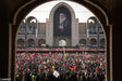 مراسم وداع با رهبر شهید امت در مصلای تهران